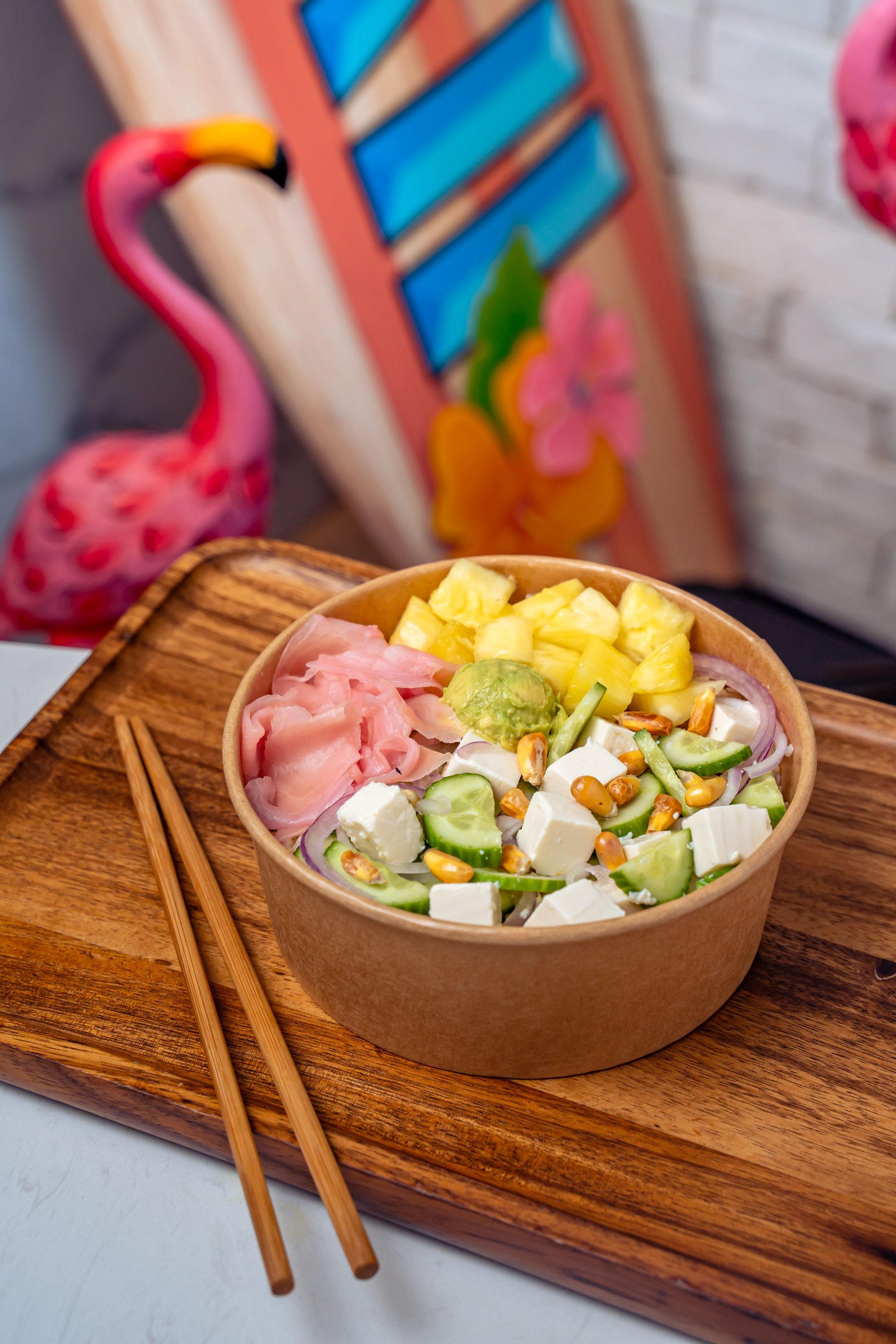 Paneer Tikka Fusion poke bowl